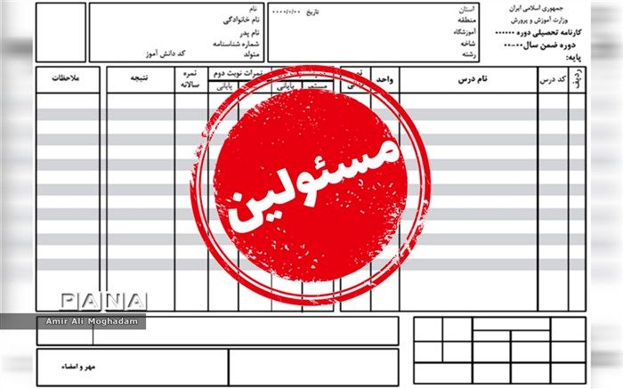 کارنامه ۱۴۰۱ مسئولین خراسان رضوی