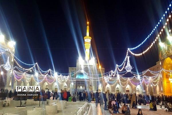جشن باشکوه تولد امام حسن (ع) در حرم رضوی