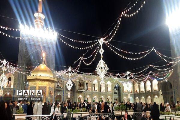 جشن باشکوه تولد امام حسن (ع) در حرم رضوی