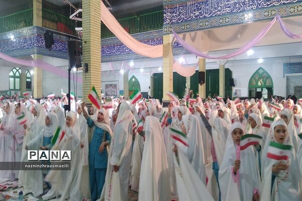 گردهمایی بزرگ دختران روزه اولی شهر الوند استان قزوین