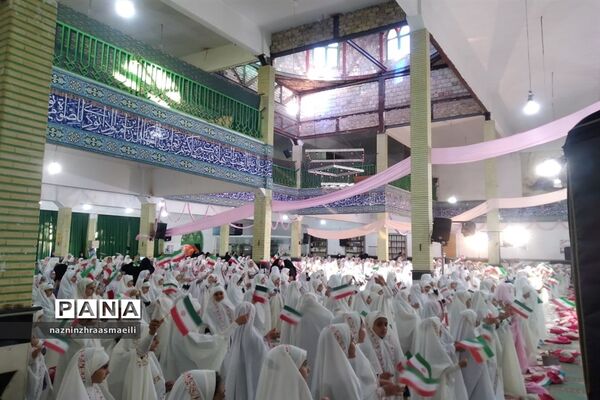 گردهمایی بزرگ دختران روزه اولی شهر الوند استان قزوین