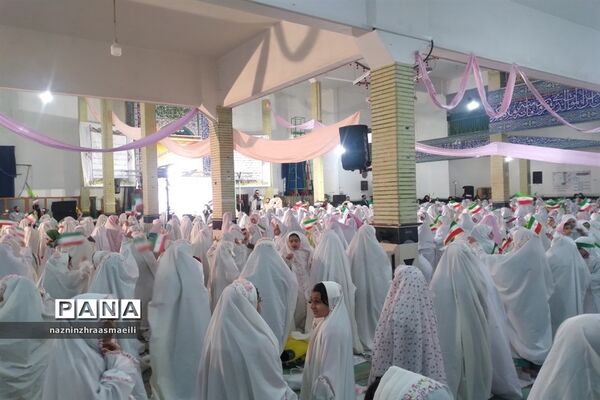 گردهمایی بزرگ دختران روزه اولی شهر الوند استان قزوین