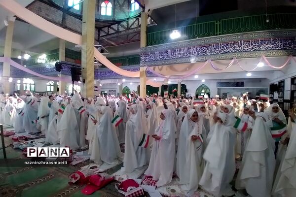 گردهمایی بزرگ دختران روزه اولی شهر الوند استان قزوین