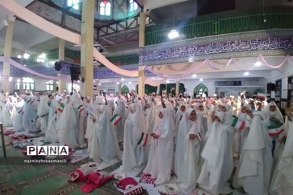 گردهمایی بزرگ دختران روزه اولی شهر الوند استان قزوین