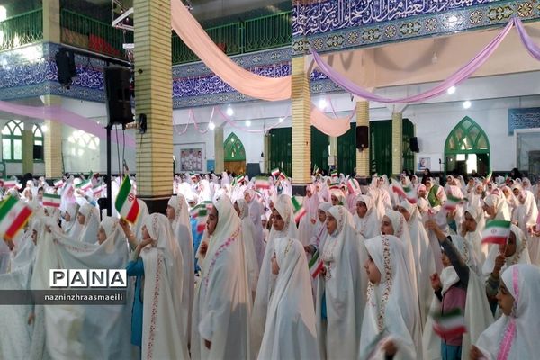 گردهمایی بزرگ دختران روزه اولی شهر الوند استان قزوین