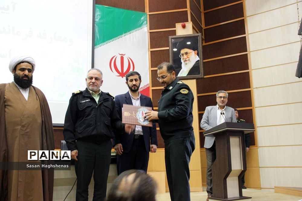 مراسم تکریم و معارفه فرمانده جدید انتظامی شهرستان اسلامشهر