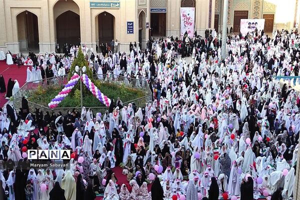 جشن بزرگ نمک پروردگان حسنی ویژه دختران روزه اولی ‌در شیراز