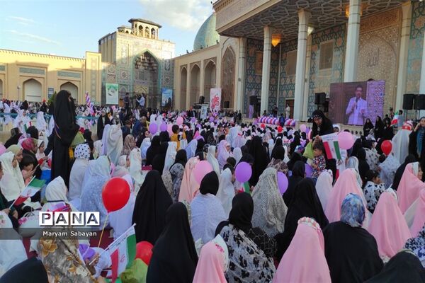 جشن بزرگ نمک پروردگان حسنی ویژه دختران روزه اولی ‌در شیراز
