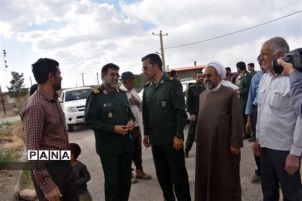 سفر یک روزه فرمانده سپاه الغدیر یزد به شهرستان بهاباد