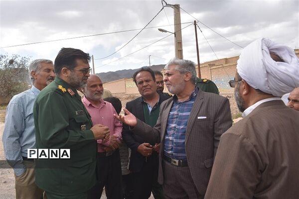 سفر یک روزه فرمانده سپاه الغدیر یزد به شهرستان بهاباد