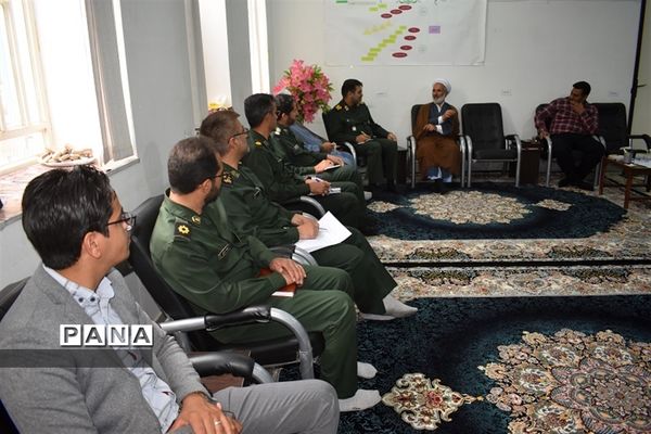 سفر یک روزه فرمانده سپاه الغدیر یزد به شهرستان بهاباد