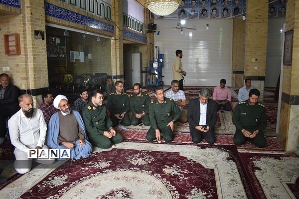 سفر یک روزه فرمانده سپاه الغدیر یزد به شهرستان بهاباد