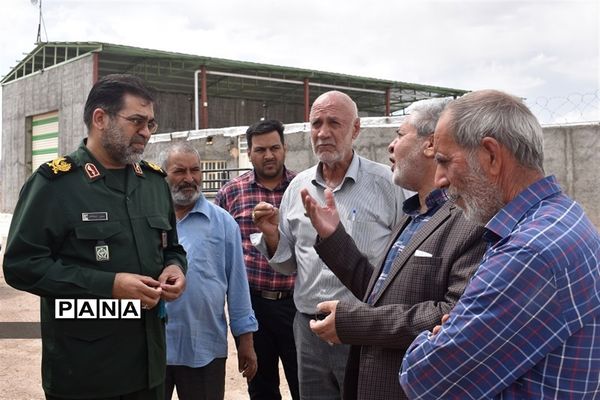 سفر یک روزه فرمانده سپاه الغدیر یزد به شهرستان بهاباد