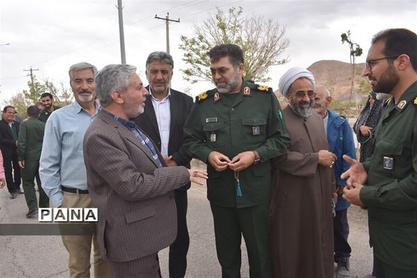 سفر یک روزه فرمانده سپاه الغدیر یزد به شهرستان بهاباد