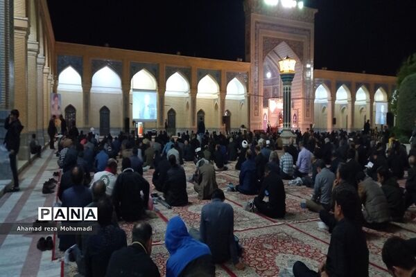 احیای شب نوزدهم ماه رمضان  در آرامگاه شهید مدرس، کاشمر