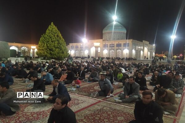احیای شب نوزدهم ماه رمضان  در آرامگاه شهید مدرس، کاشمر