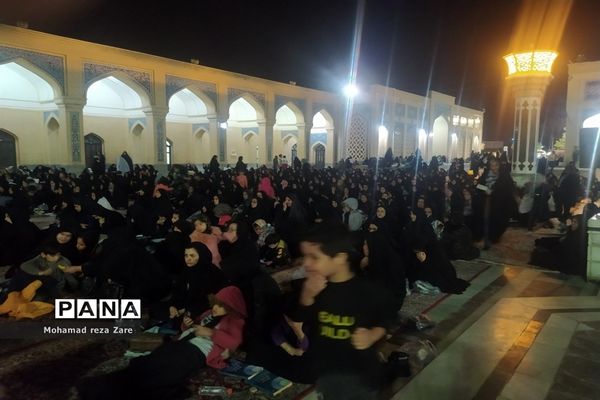 احیای شب نوزدهم ماه رمضان  در آرامگاه شهید مدرس، کاشمر