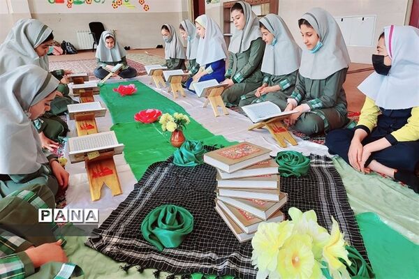 محفل انس با قرآن و روزه اولی ها در مدارس شهرستان قدس