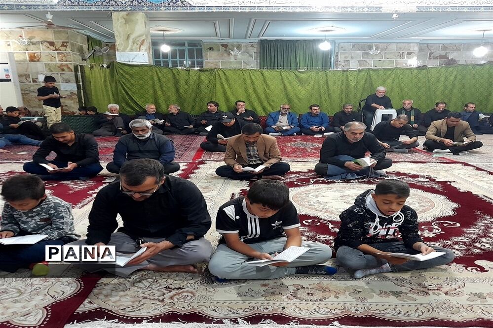 برگزاری مراسم شب قدر در مسجدقائم آبباریک جوادآباد