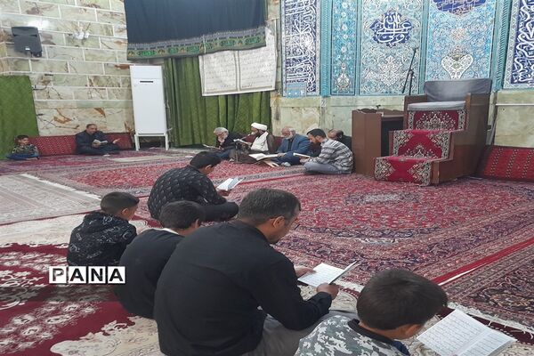 برگزاری مراسم شب قدر در مسجدقائم آبباریک جوادآباد