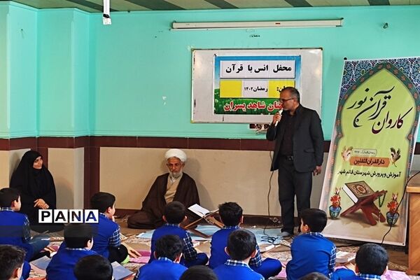 مراسم کاروان قرآنی نور در قائمشهر