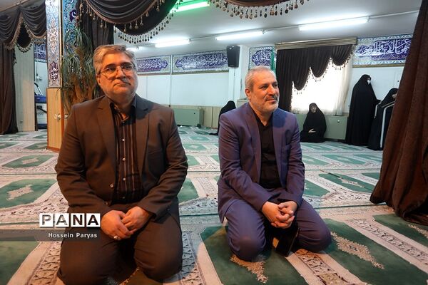 تشییع پیکر شهید گمنام در ساختمان علاقه‌مندان وزارت آموزش و پرورش