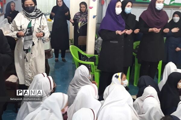 مراسم شهادت حضرت علی(ع) در دبستان حضرت زهرا(س)۲ رودهن