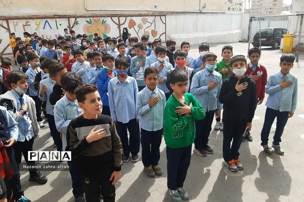 مراسم عزاداری شهادت امام علی(ع) در مدارس رودهن