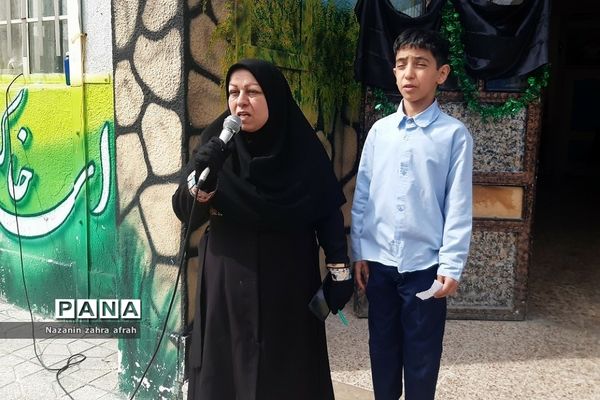 مراسم عزاداری شهادت امام علی(ع) در مدارس رودهن