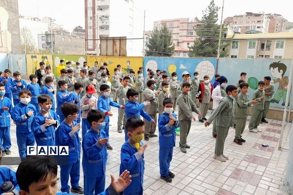 مراسم عزاداری شهادت امام علی(ع) در مدارس رودهن