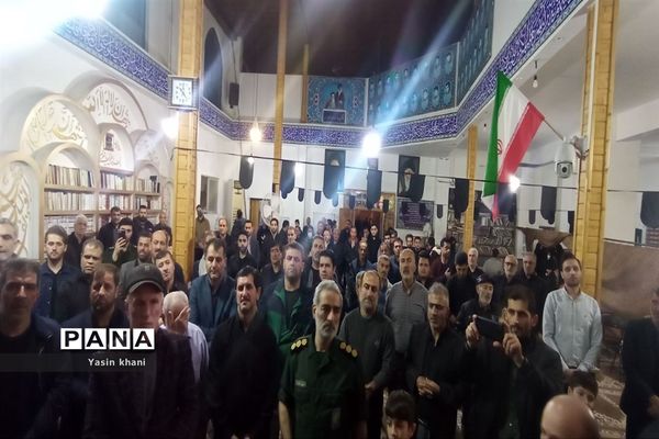 مراسم استقبال از شهید گمنام در شهرستان عباس آباد