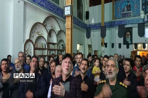 مراسم استقبال از شهید گمنام در شهرستان عباس آباد
