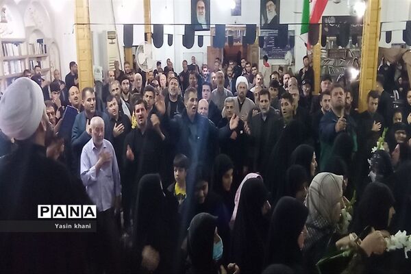 مراسم استقبال از شهید گمنام در شهرستان عباس آباد