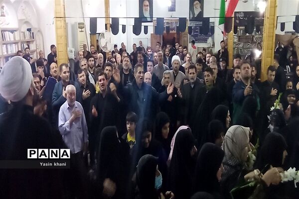 مراسم استقبال از شهید گمنام در شهرستان عباس آباد