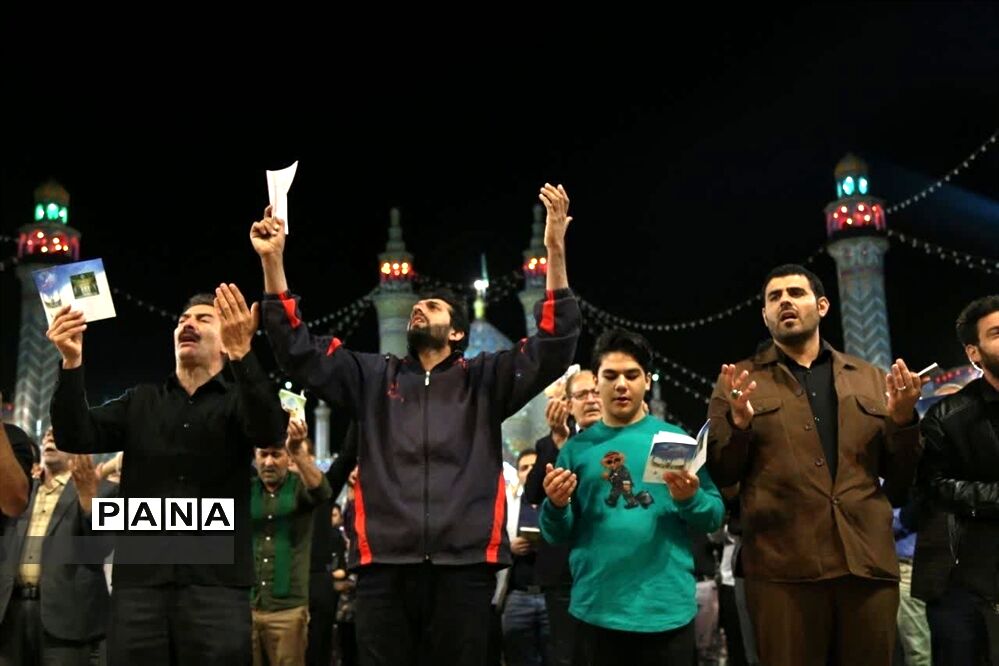 مراسم شب بیست و یکم ماه رمضان در آستان مقدس حضرت محمد هلال بن علی (ع)