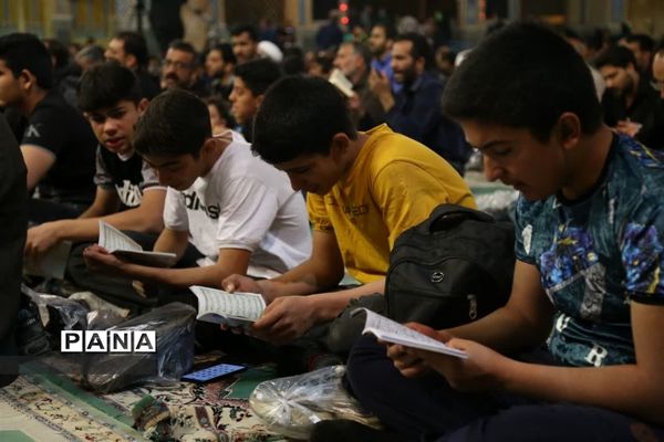 مراسم شب بیست و یکم ماه رمضان در آستان مقدس حضرت محمد هلال بن علی (ع)