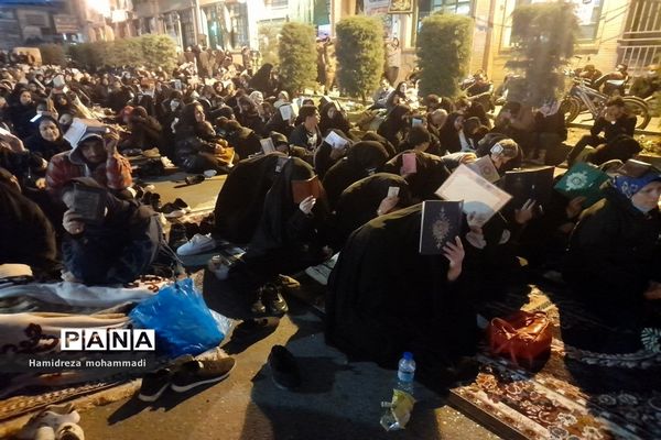 شب بیست و یکم ماه مبارک رمضان در قائمشهر