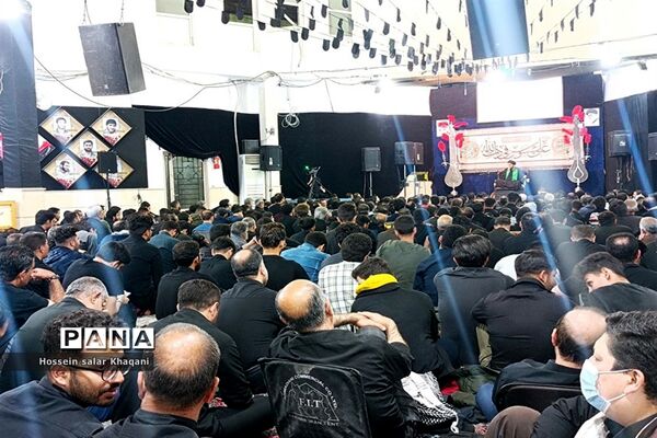 مراسم احیای شب بیست و یکم در حسینیه سیدالشهدای شیراز