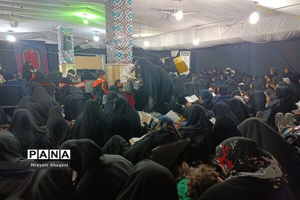 مراسم احیای شب بیست و یکم در حسینیه سیدالشهدای شیراز