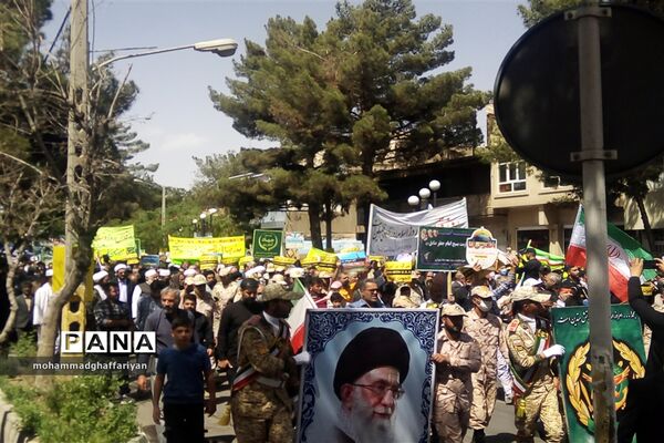 راهپیمایی روز قدس با حضور مردم تربت جام