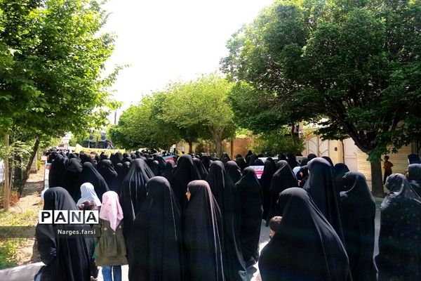 راهپیمایی روز جهانی قدس در شهر جعفریه قم