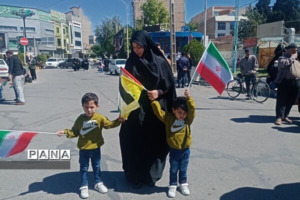 راهپیمایی روز قدس در شهرستان ورامین