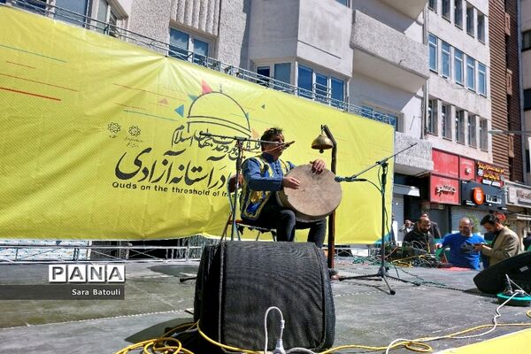 حضور پر شور مردم در راهپیمایی روز قدس در تهران