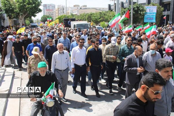 راهپیمایی روز جهانی قدس در بوشهر