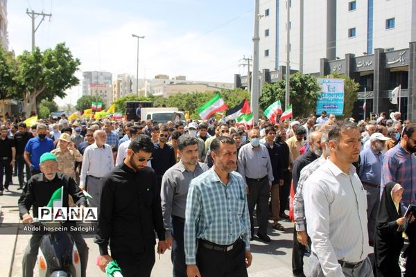 راهپیمایی روز جهانی قدس در بوشهر