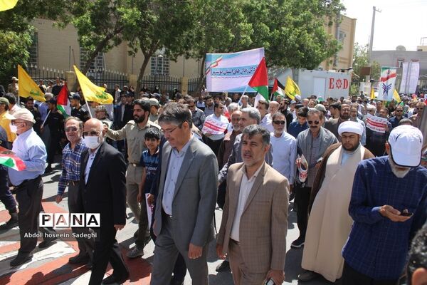 راهپیمایی روز جهانی قدس در بوشهر
