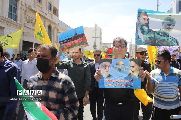 راهپیمایی روز جهانی قدس در بوشهر