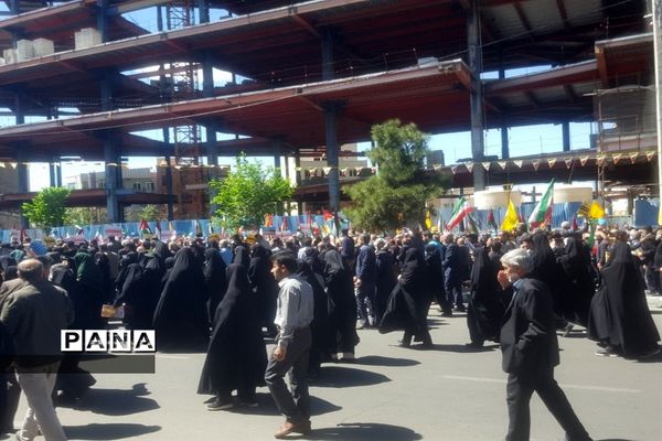 راهپیمایی روز قدس در البرز