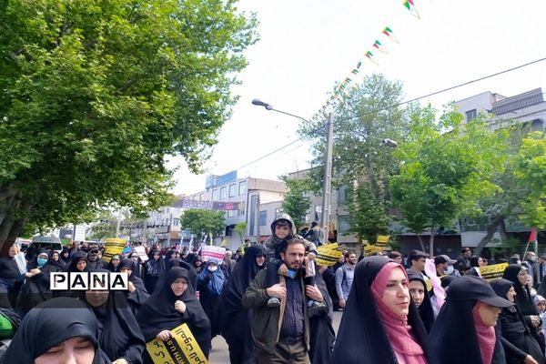 راهپیمایی روز قدس در البرز