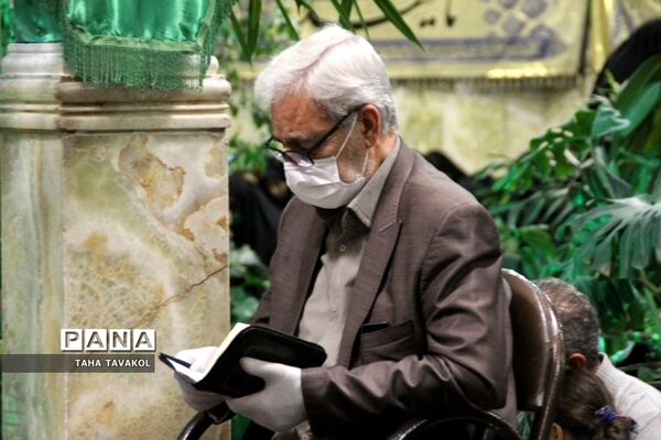 احیای شب بیست‌و‌یکم ماه رمضان در مقبره شهدای  پردیس